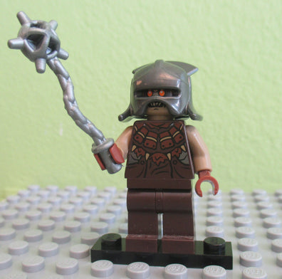LEGO Minifigure-Mordor Orc - with Helmet-The Hobbit and the Lord of the Rings / The Lord of the Rings-LOR065-Creative Brick Builders